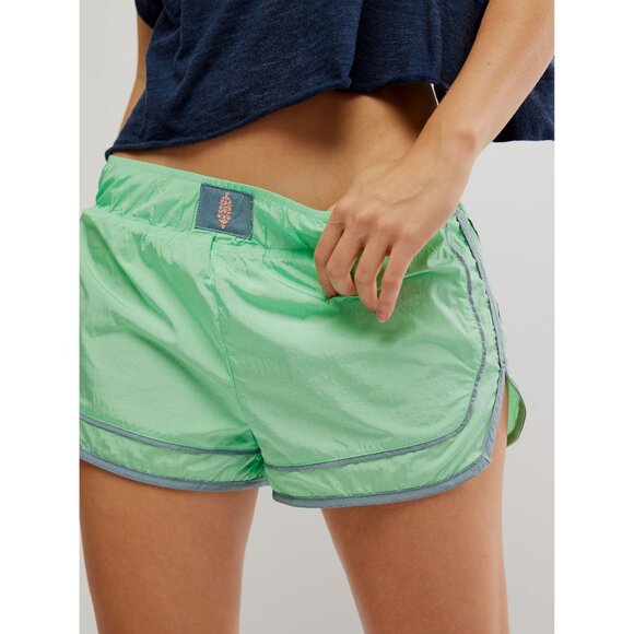FP MOVEMENT Varsity Blues Shorts / Bright Jade Combo - Picture 8 of 9